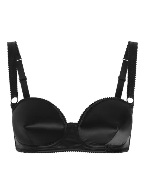Soutien-gorge en satin à balconnets - Dolce & Gabbana - Modalova