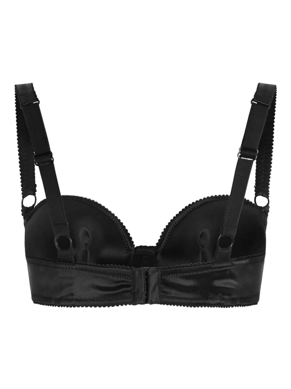 Dolce & Gabbana satin balconette bra - Zwart