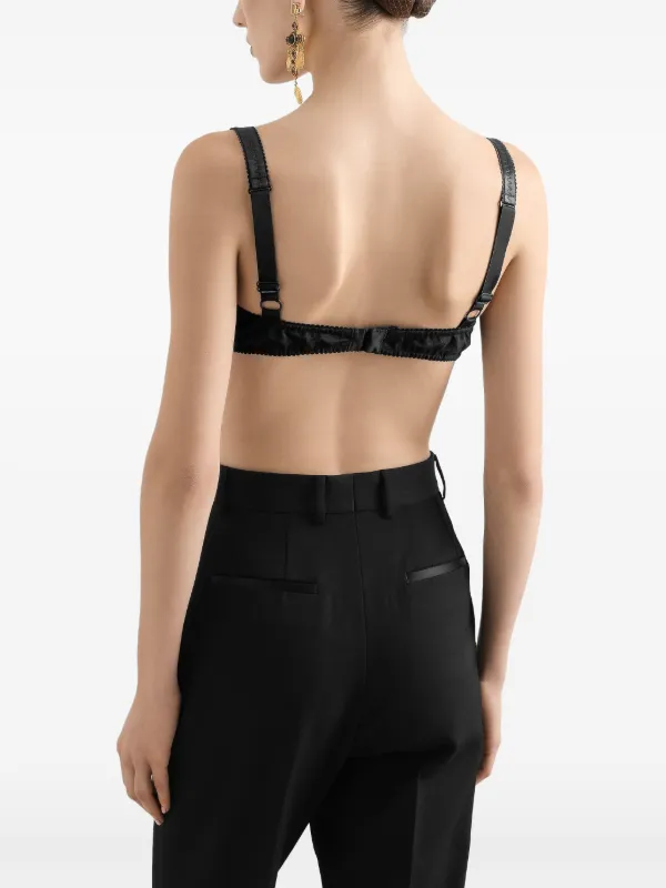 Dolce & Gabbana レース バルコネットブラ | ブラック | FARFETCH JP