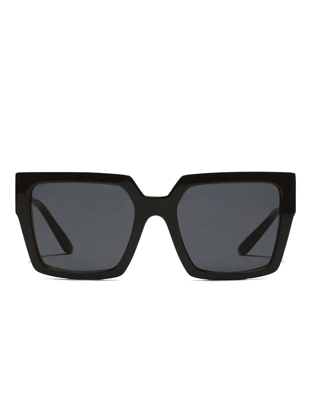 Dolce & Gabbana Embellished Square-frame Sunglasses In Black
