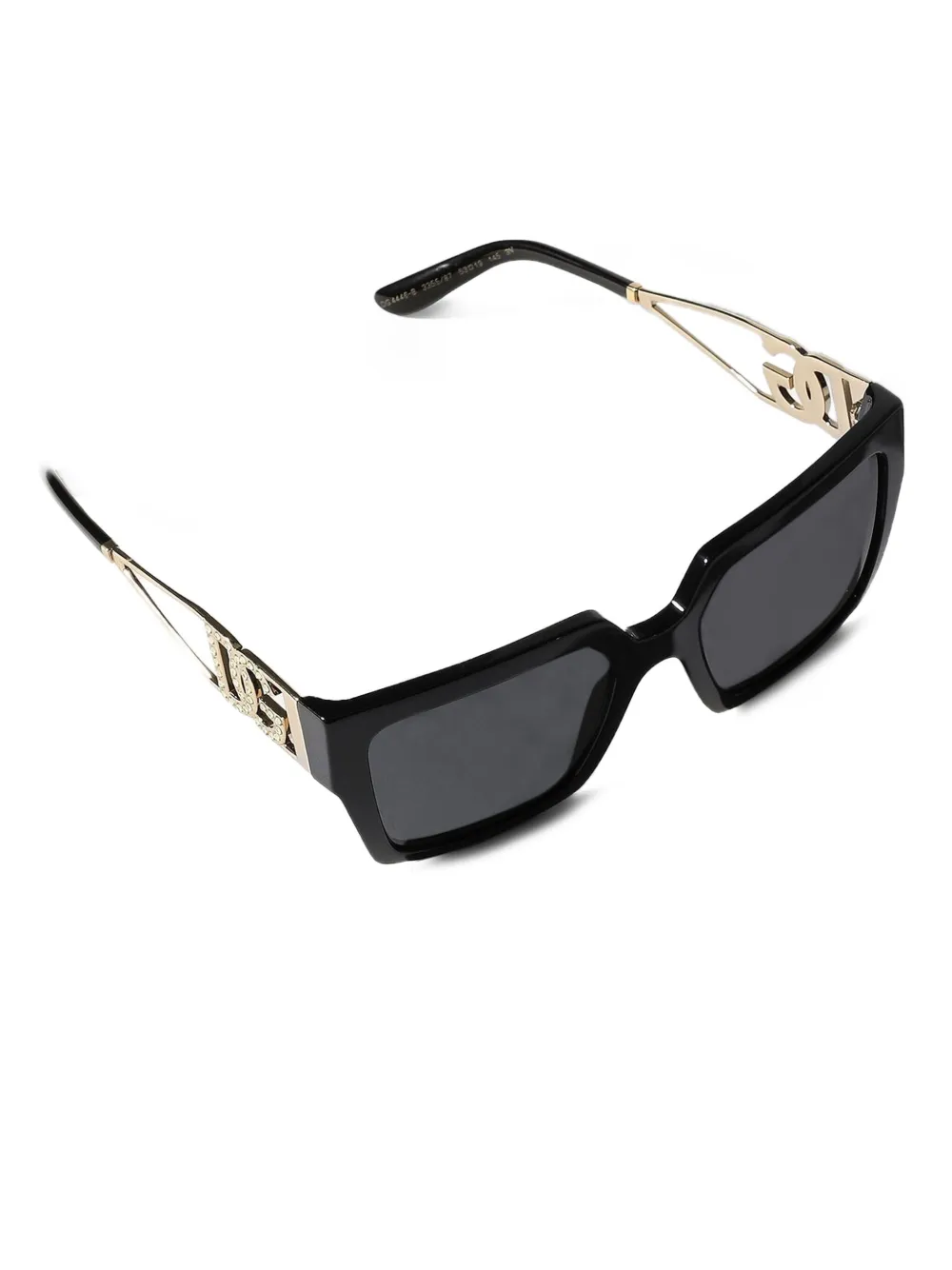 Dolce & Gabbana Eyewear Zonnebril met vierkant montuur Zwart