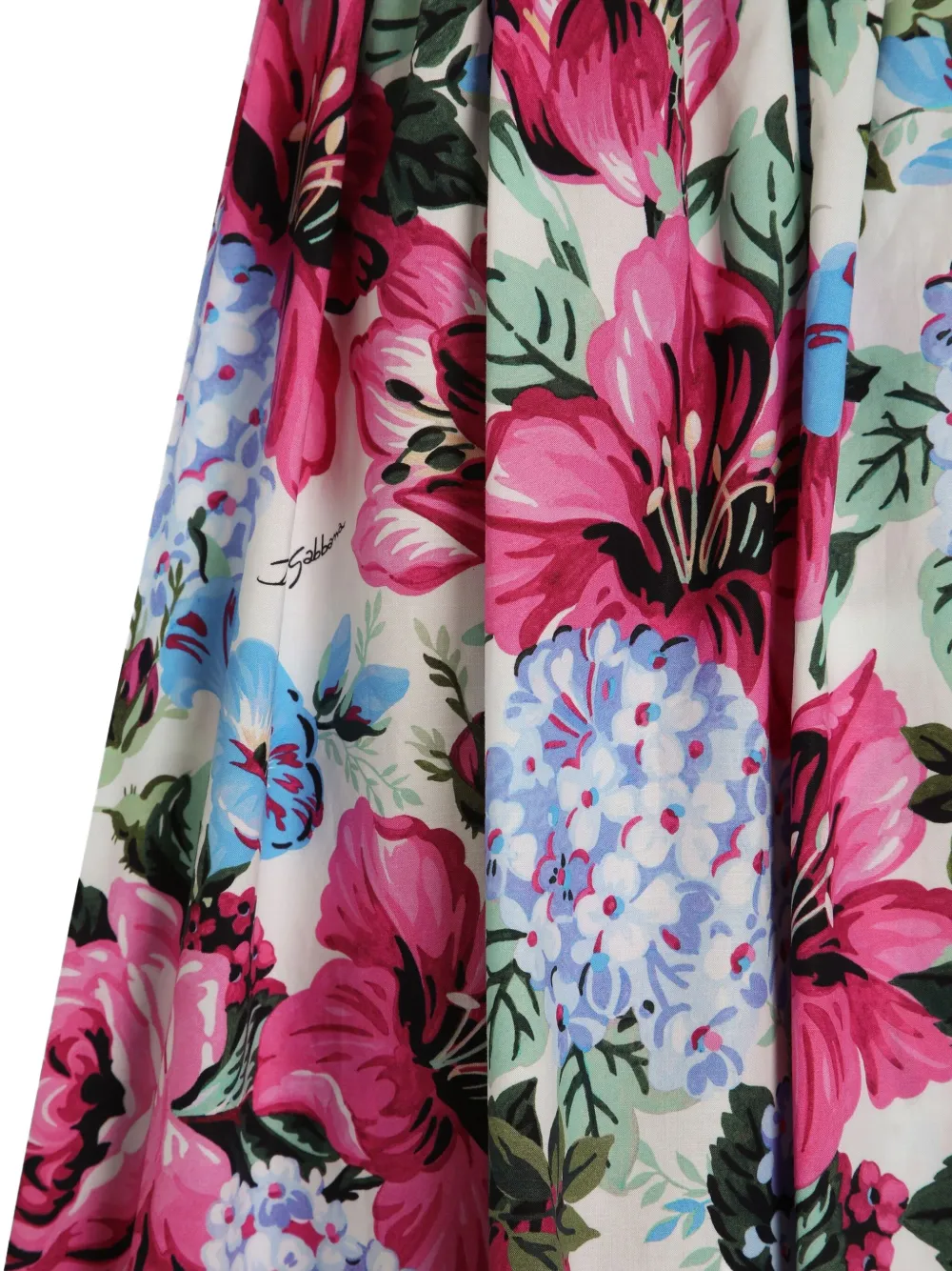 Dolce & Gabbana Kids Rok met bloemenprint Beige