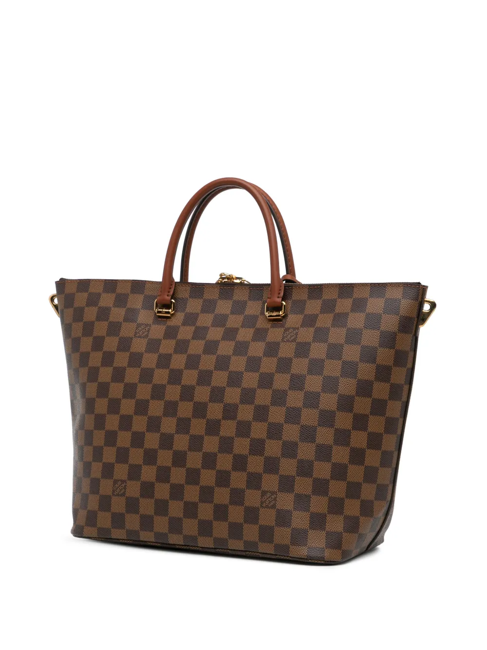 Cheap Louis Vuitton Pre-Owned 2012 Damier Ebene Belmont MM satchel WOMEN