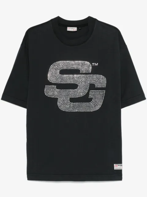 SUMMER GAMES t-shirt à logo strassé