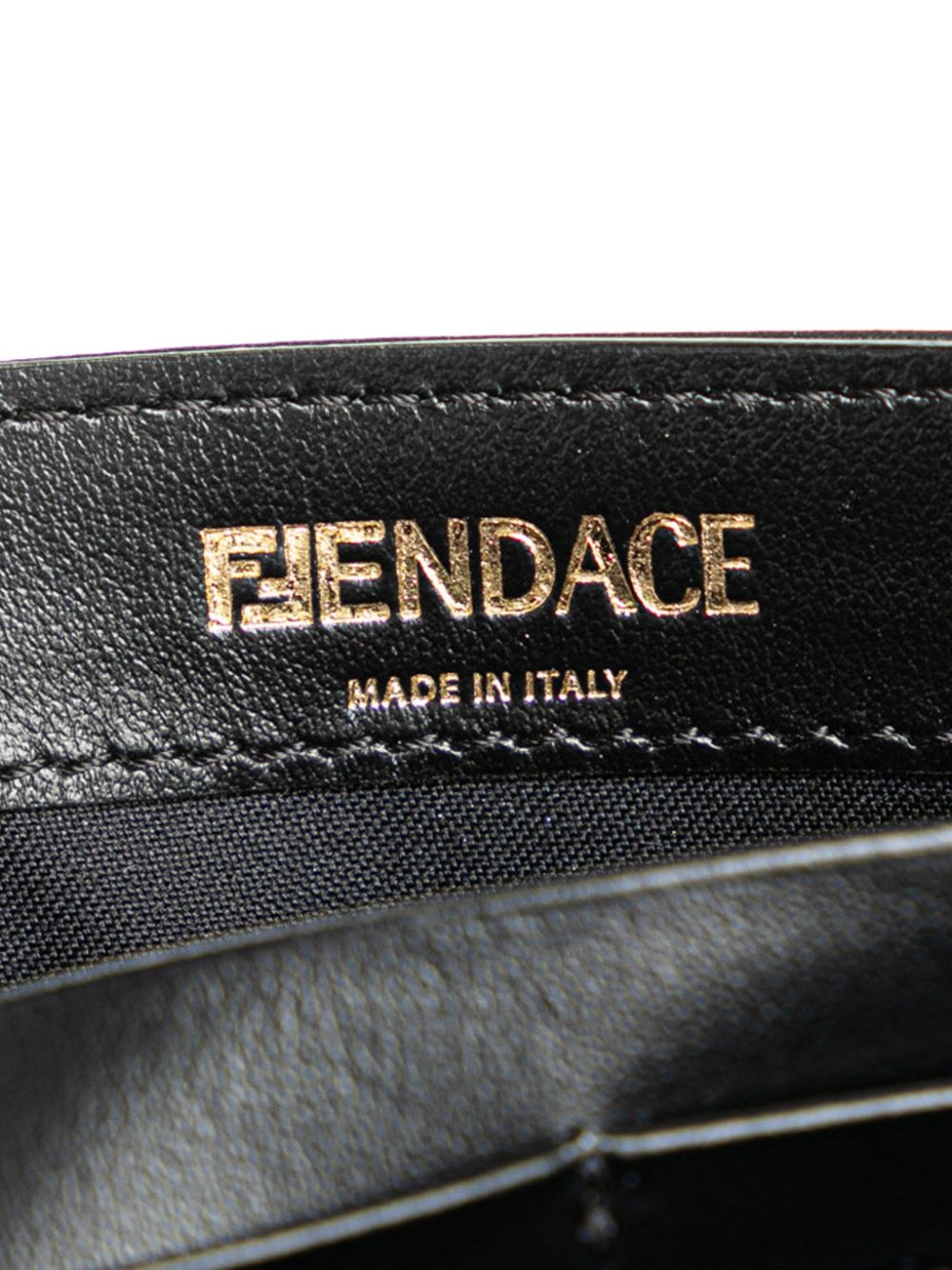 Fendi 2010-2023 Versace Fendace Coated Canvas FF Baroque Print Wallet On Chain crossbody bag