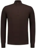 Zanone half-zip sweater - Brown