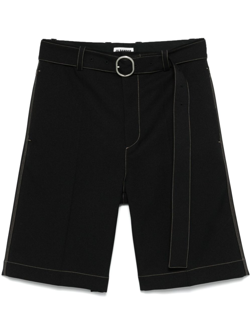 Jil Sander belted shorts - Black