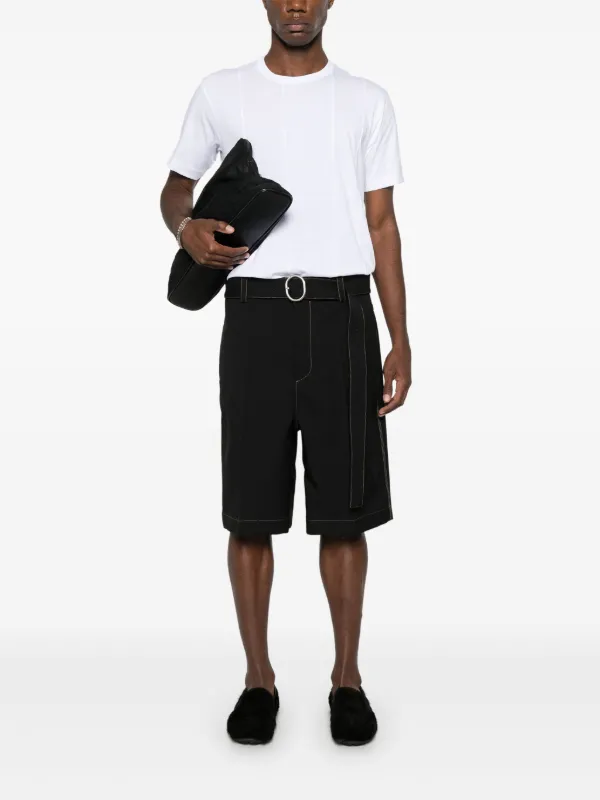 Jil Sander ベルテッド ショートパンツ | ブラック | FARFETCH JP