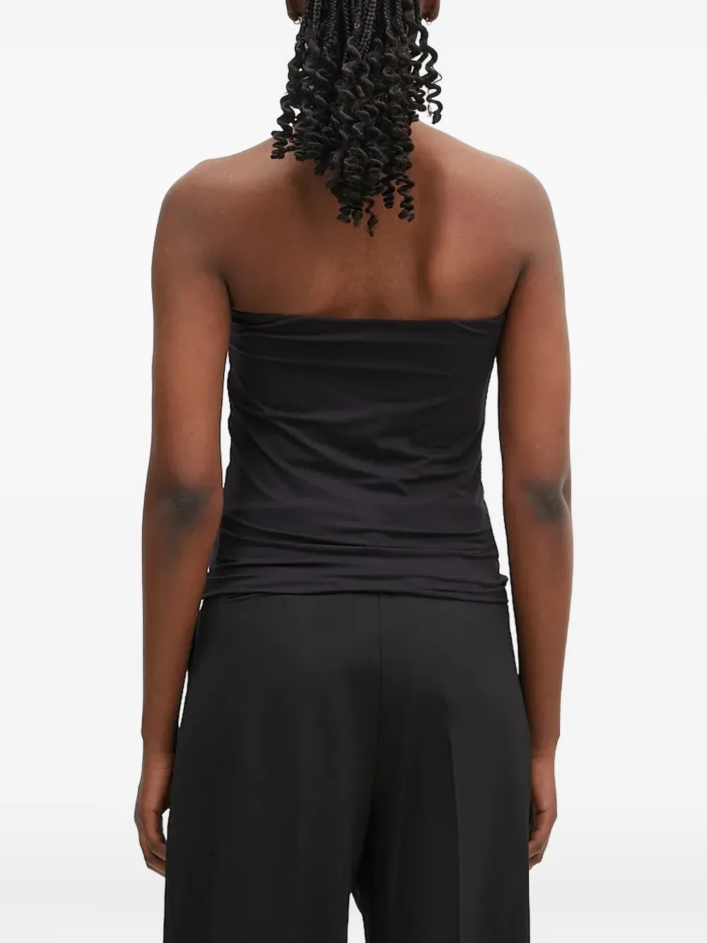 Sportmax Strapless top Zwart