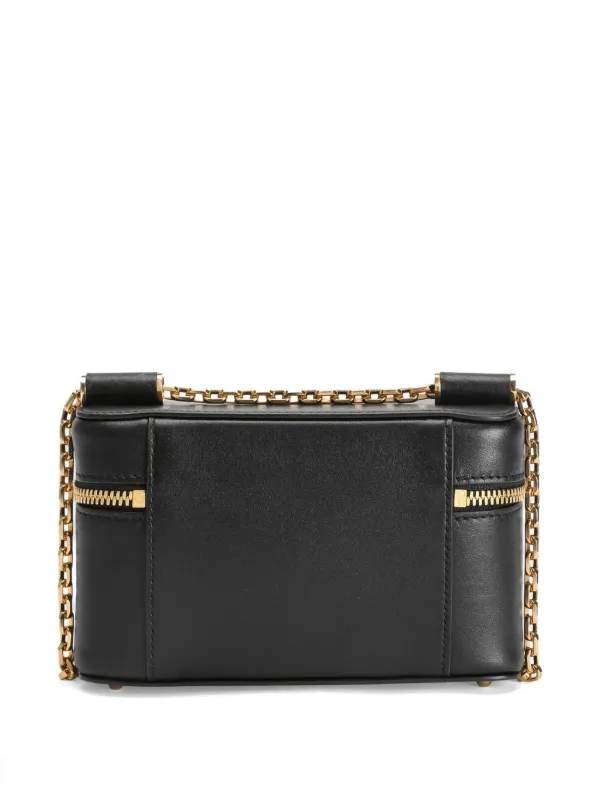 ハンドバッグ DOLCE & GABBANA BLACK LEATHER SICILY CUBE HANDBAG Dolce & Gabbana Sicily Cube Vanity Bag | Black | FARFETCH JO