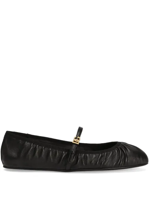 Ballerines en cuir - Dolce & Gabbana - Modalova