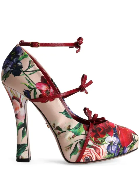Dolce & Gabbana حذاء بكعب وطبعة زهور