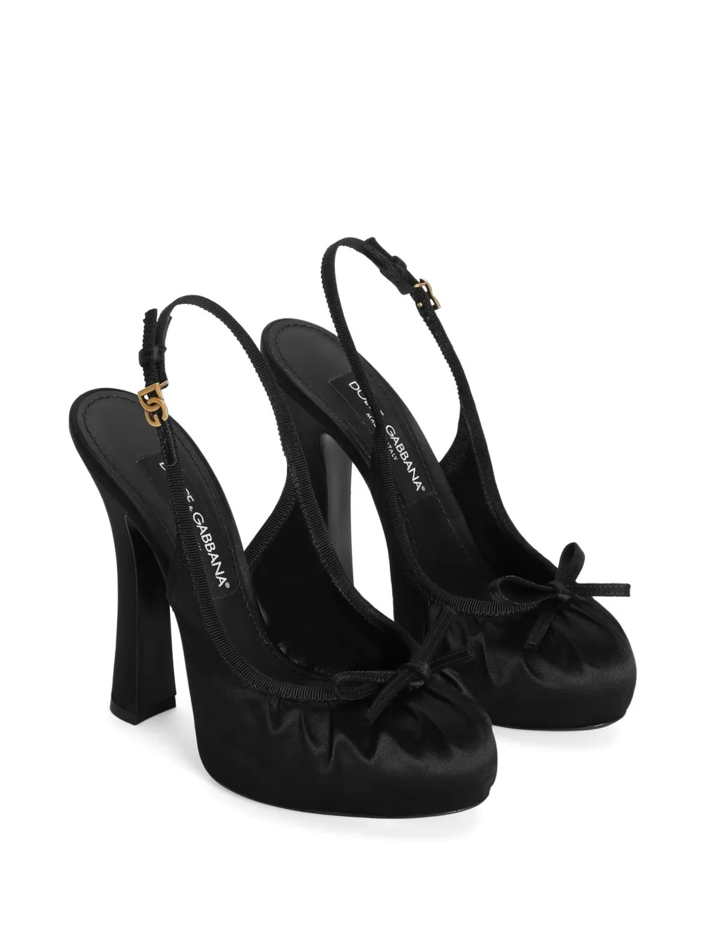 Dolce & Gabbana satin pumps Black