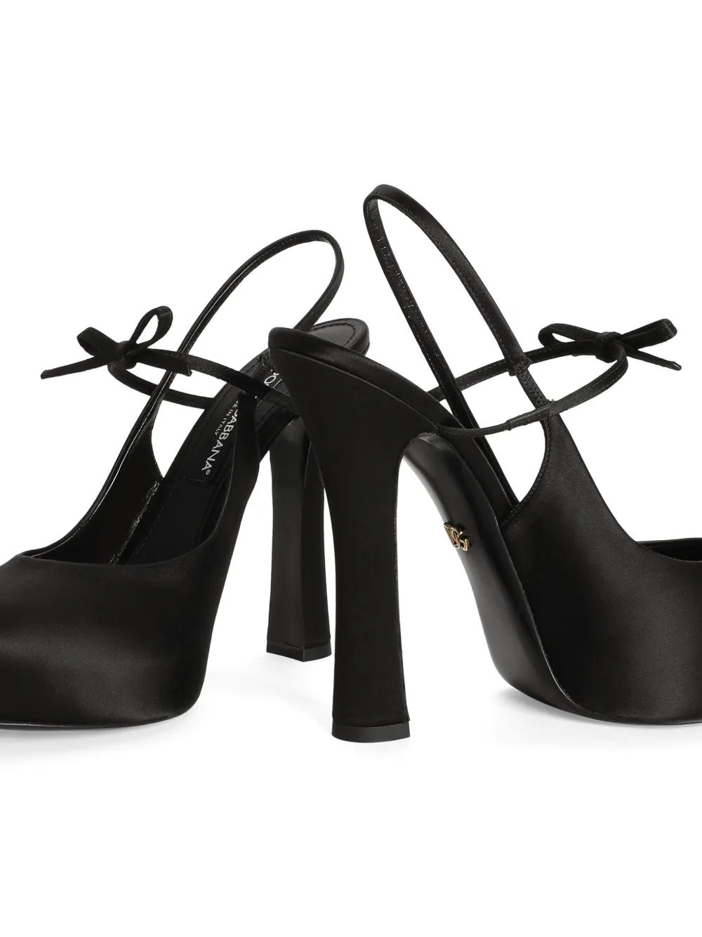 Dolce & Gabbana satin pumps Black