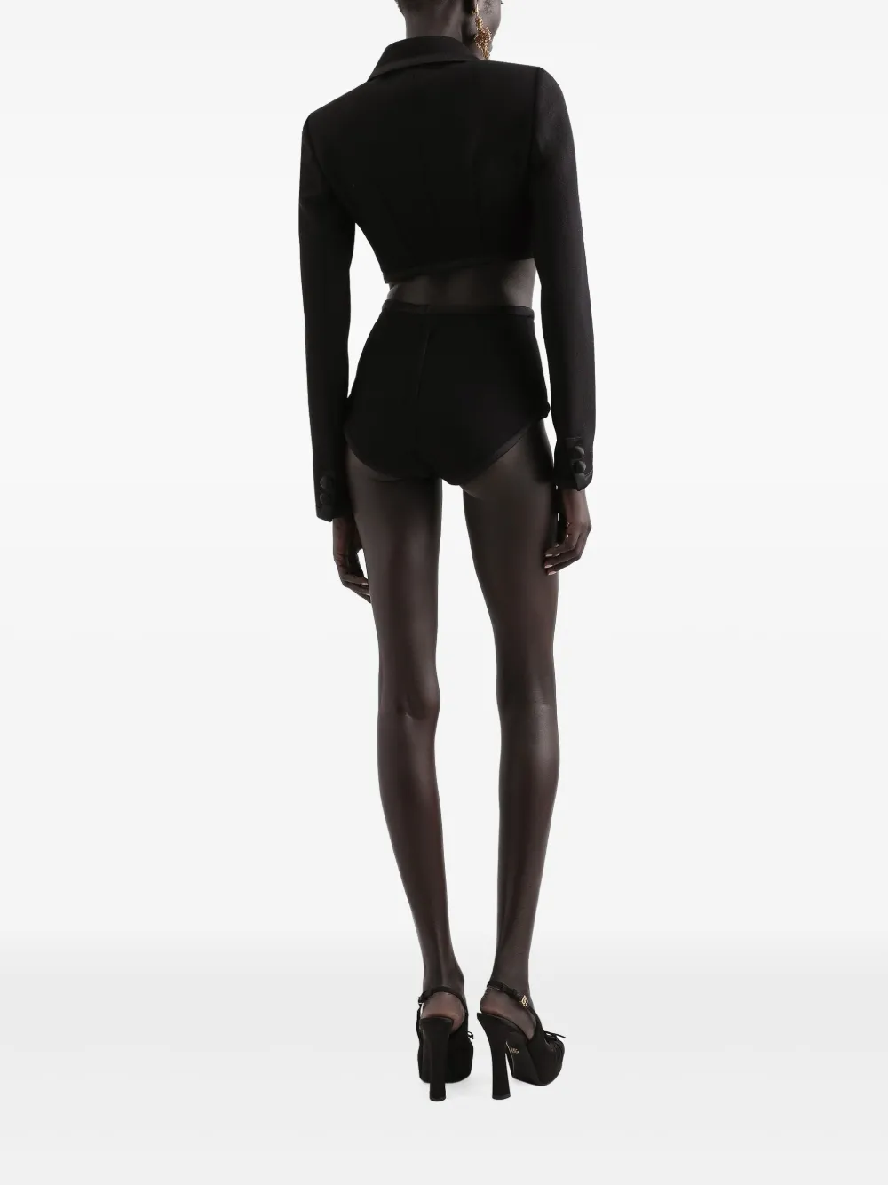 Dolce & Gabbana Cropped jack Zwart