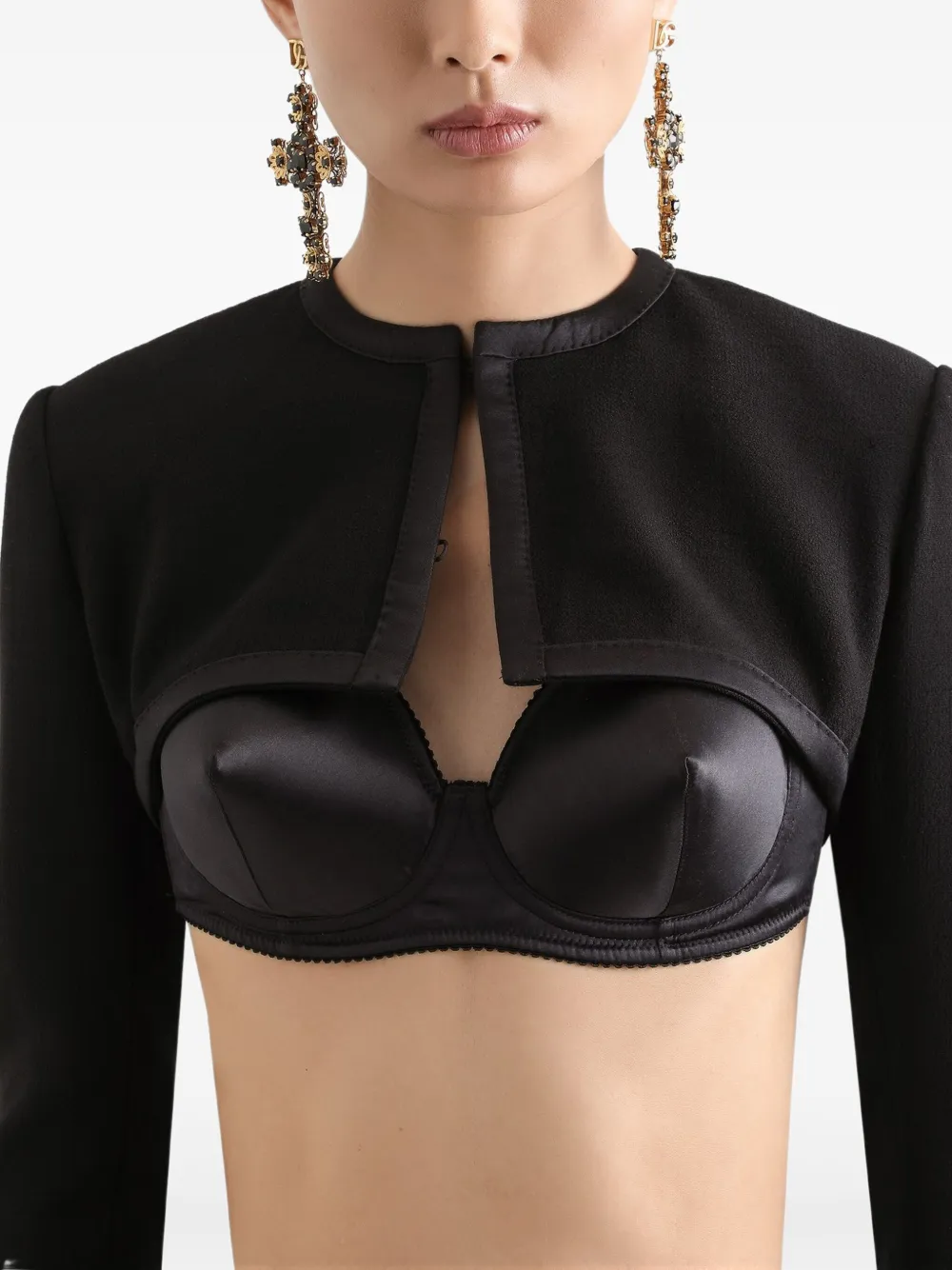Dolce & Gabbana Cropped jack Zwart
