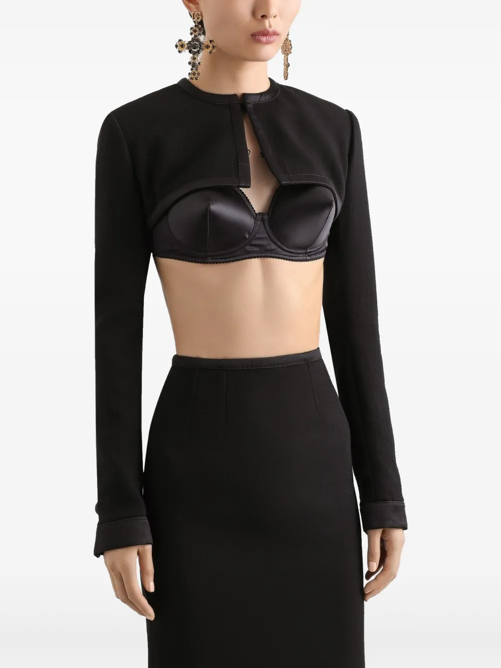 Dolce & Gabbana Cropped jack Zwart