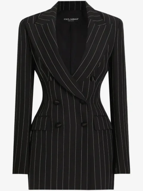 Dolce & Gabbana striped double-breasted blazer