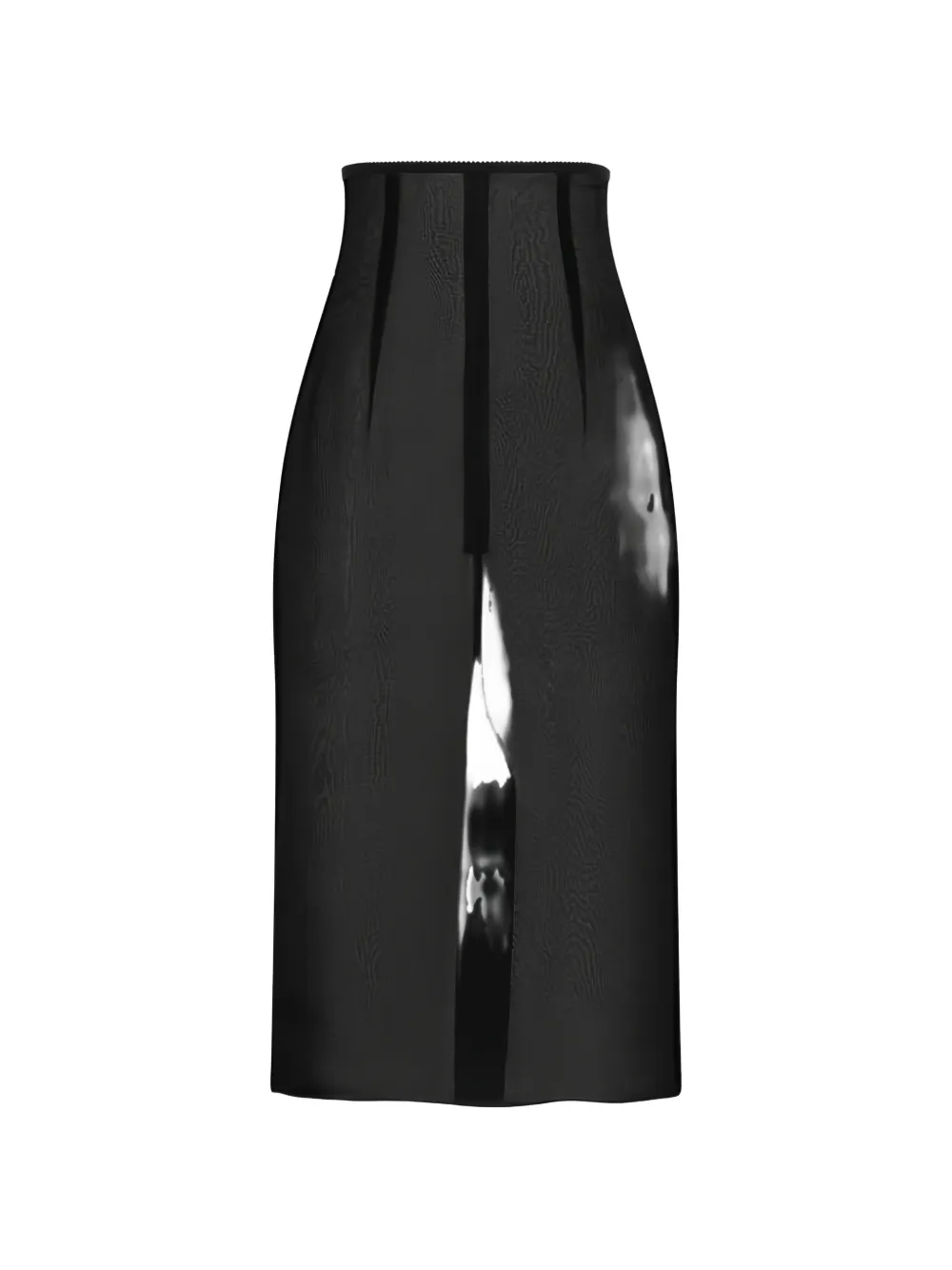 Dolce & Gabbana chiffon midi skirt - Schwarz