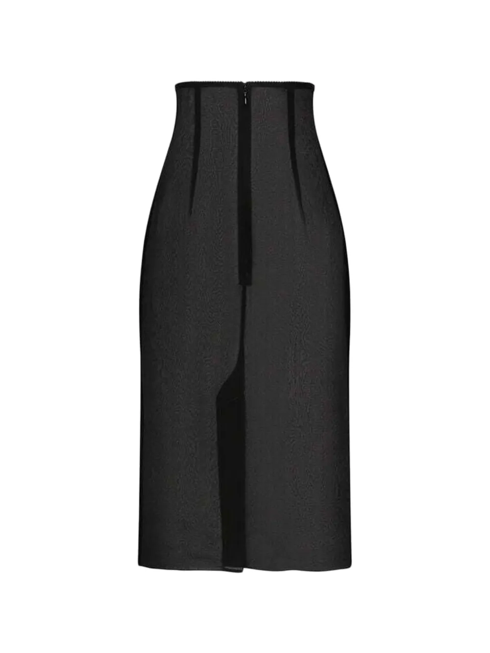 Dolce & Gabbana Chiffon midi-rok Zwart