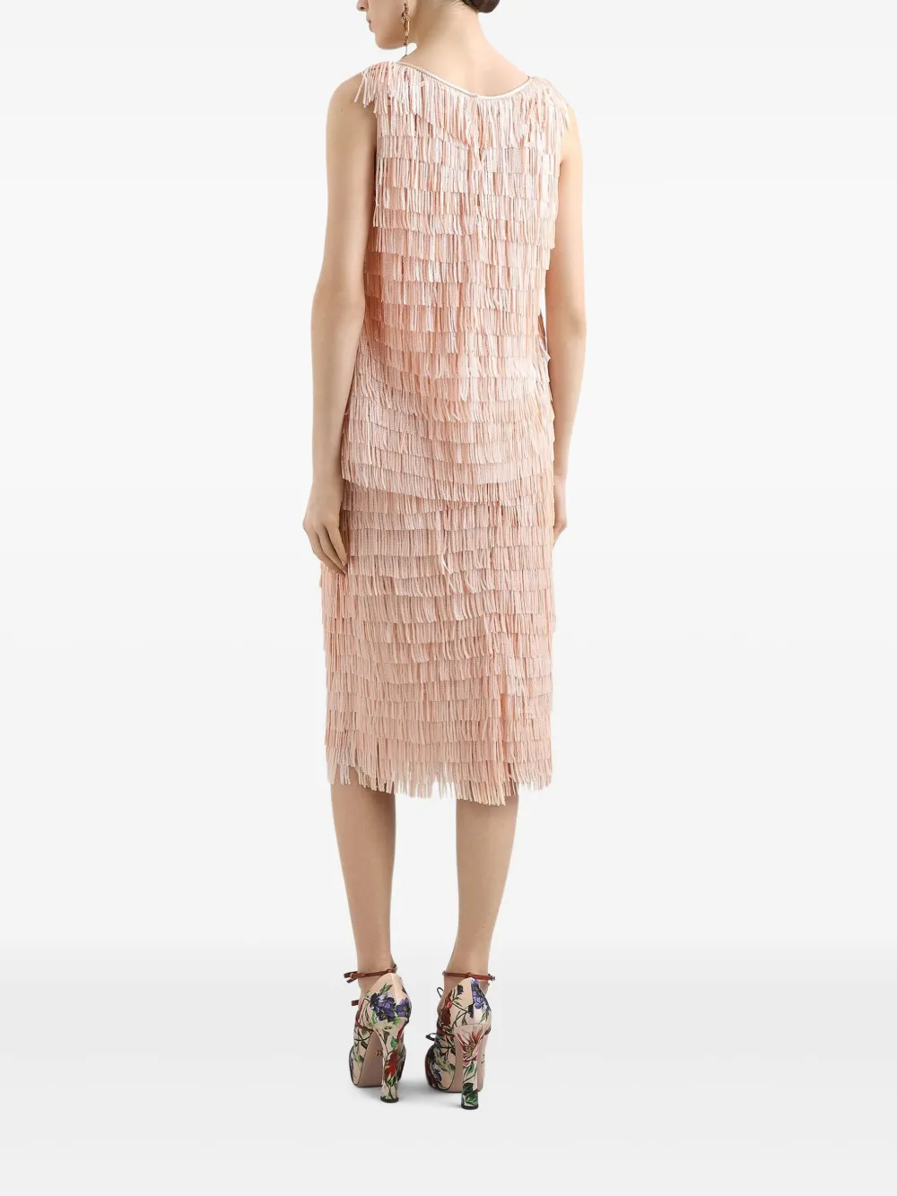 Dolce & Gabbana Midi-rok met pailletten Roze