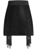 Dolce & Gabbana suspender mini skirt - Black