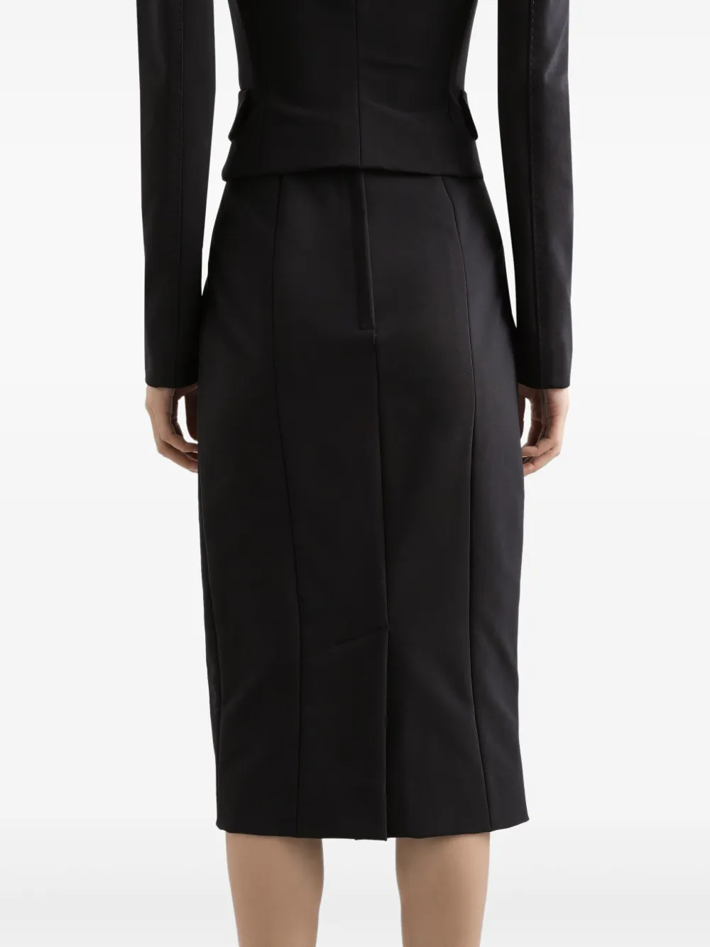 Dolce & Gabbana Midi-kokerrok Zwart