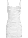 Dolce & Gabbana ruched mini dress - White