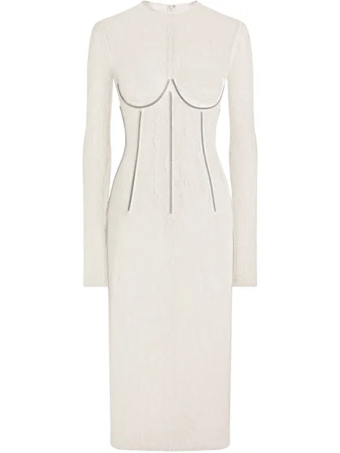 Dolce & Gabbana corded-lace midi dress