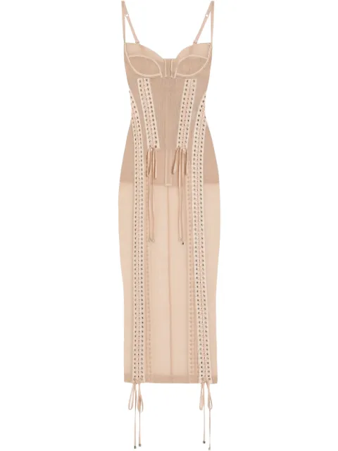 Dolce & Gabbana vestido midi estilo bustier