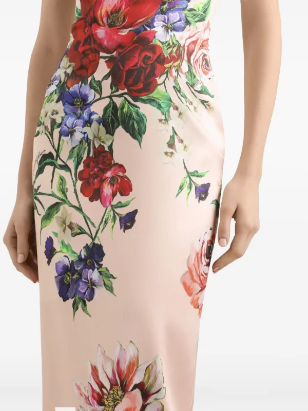 Dolce & Gabbana フローラルドレス Dolce & Gabbana フローラル ドレス | ニュートラル | FARFETCH JP