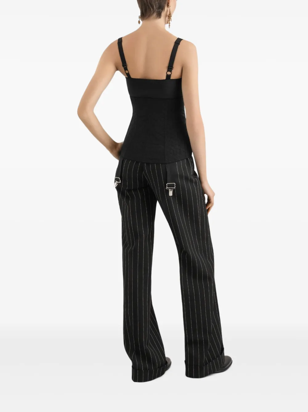 DOLCE & GABBANA BUSTIER-STYLE BODYSUIT 