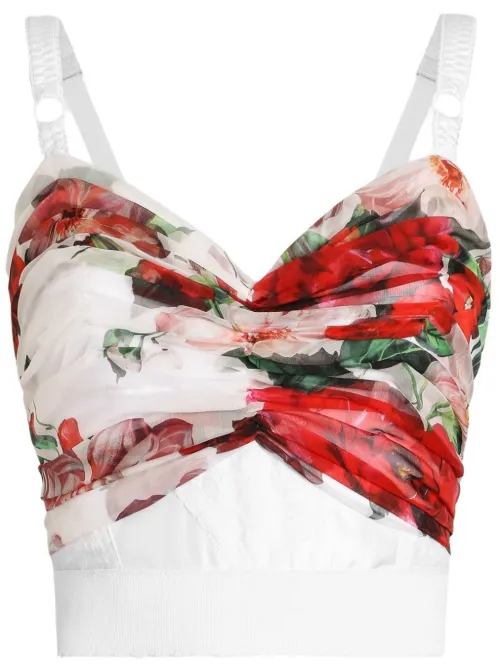 Haut à fleurs - Dolce & Gabbana - Modalova