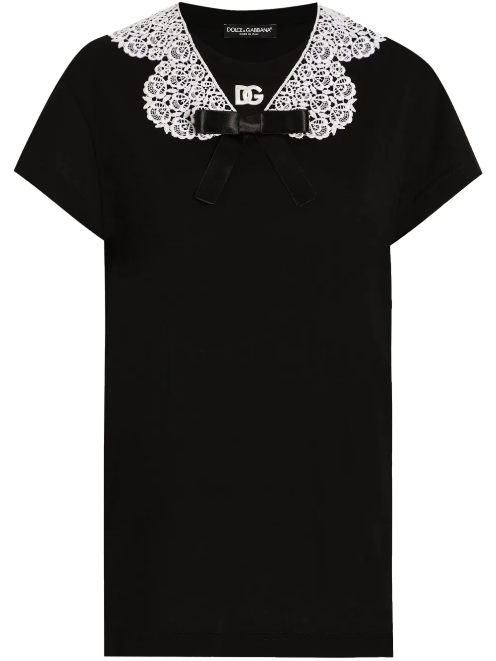 Dolce & Gabbana Blouse met kant Zwart