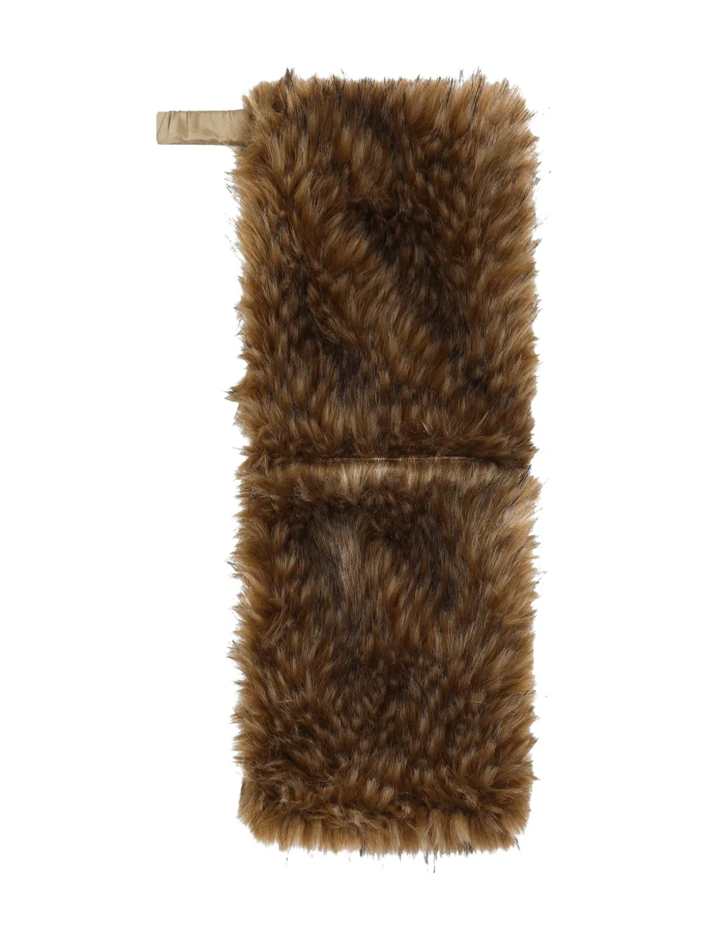 Dolce & Gabbana Sjaal van imitatiebonr Bruin