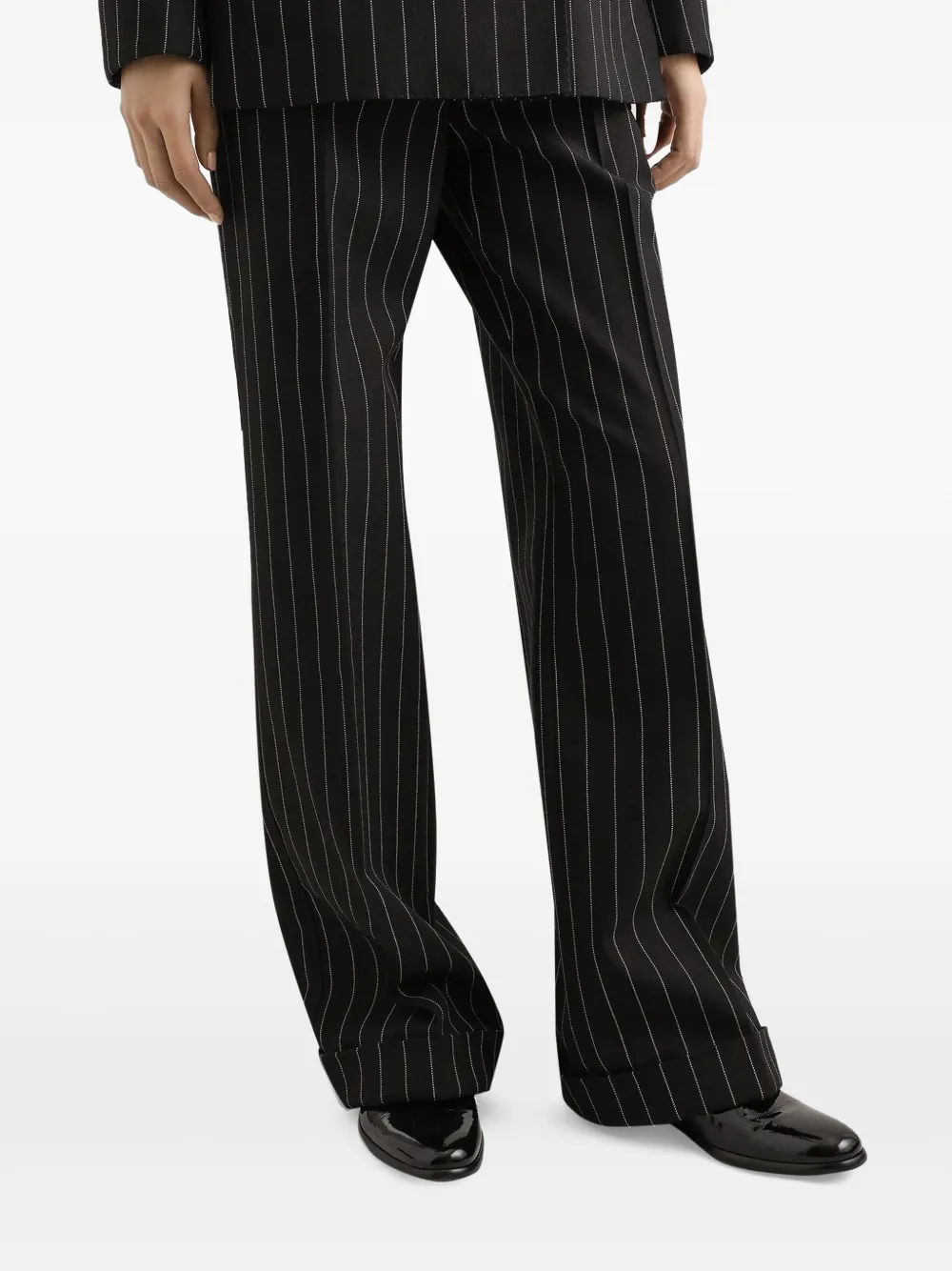 Dolce & Gabbana Pantalon met krijtstreep Zwart