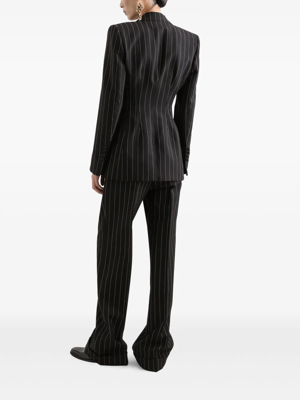 Dolce & Gabbana Pantalon met krijtstreep Zwart