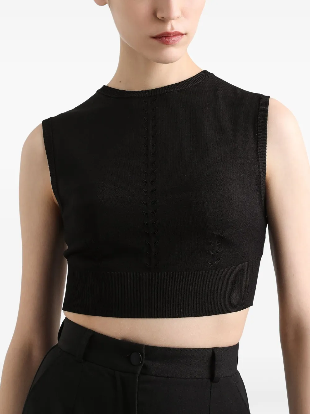 Dolce & Gabbana Cropped top Zwart