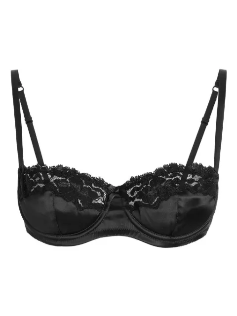 Dolce & Gabbana brasier balconette con aplique de encaje