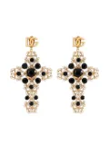 Dolce & Gabbana cross drop earrings - Gold