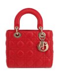 Christian Dior Pre-Owned Dior Lady Dior small model handbag in red leather cannage