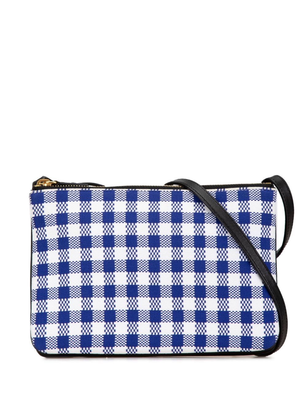 2014 Small Gingham Trio Canvas crossbody bag