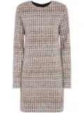 Missoni sequin-embellished checked mini dress - White