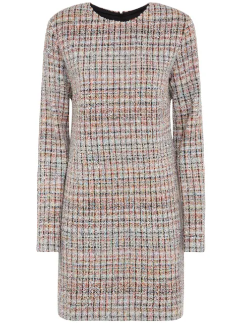 Missoni sequin-embellished checked mini dress