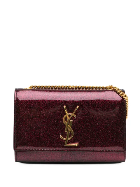 Saint Laurent Pre-Owned 2018 Small Glitter Patent Kate crossbody bag WOMEN