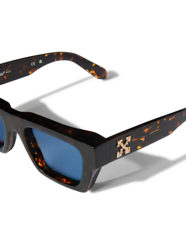 Off-White Eyewear Virgil サングラス | ブラウン | FARFETCH JP