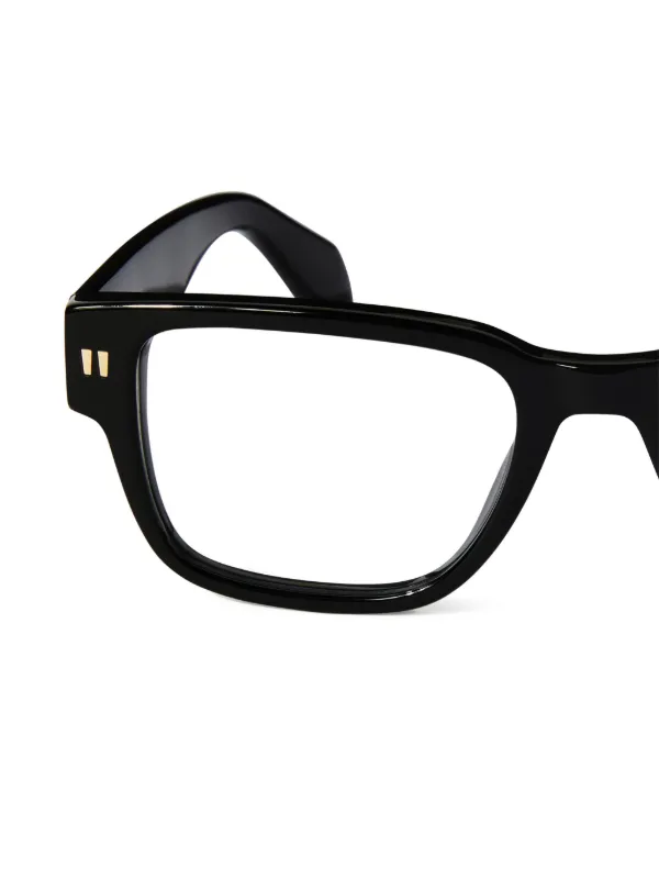Off-White Eyewear 7V Glasses | Black | FARFETCH