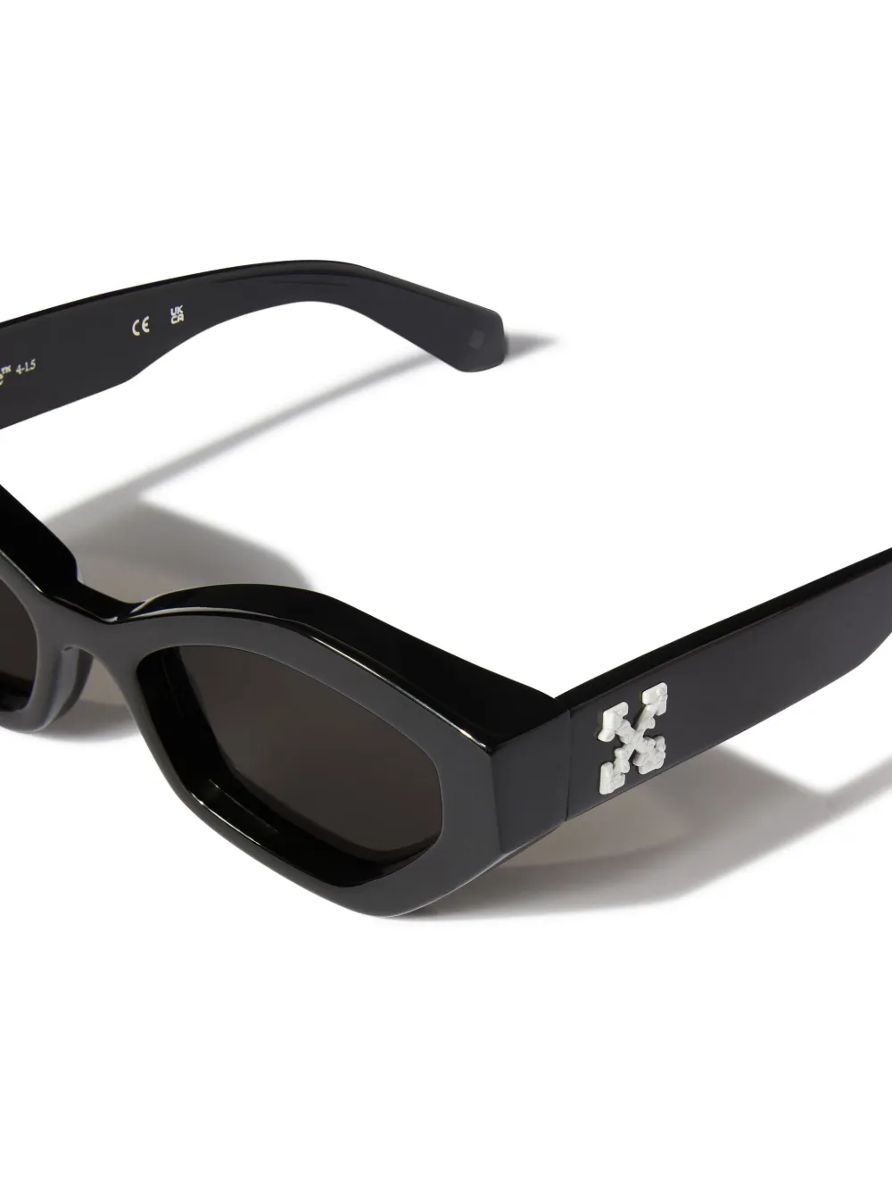 Off-White Eyewear Zonnebril met geometrisch montuur - Zwart