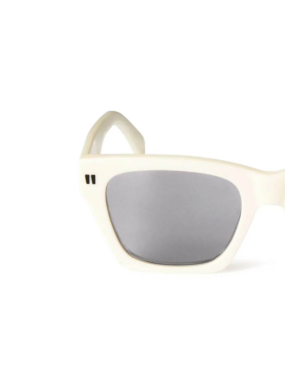 Off-White Eyewear Valdez zonnebril Beige