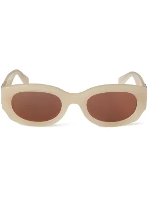 NWT Off-White Greeley Beige Rectangle 54mm Sunglasses Off-White Eyewear Greeley rectangle-frame Sunglasses  main image 3